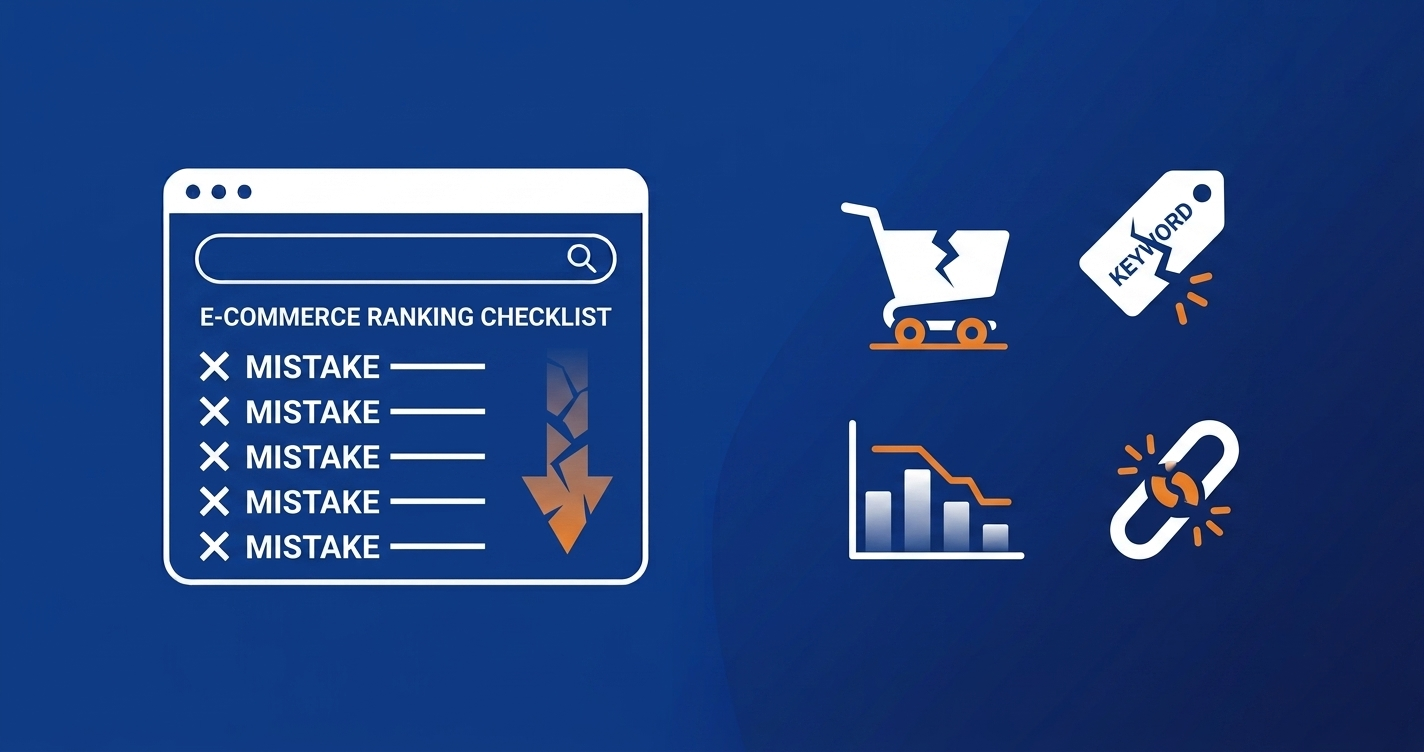 Why Your E-commerce Store Isn’t Ranking (The 5 Mistakes I See Constantly)